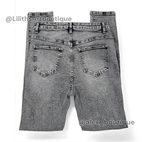 SHEIN High Rise Ripped Skinny Jeans(A007)-Size S (4/27) for Women - Picture 3 of 11